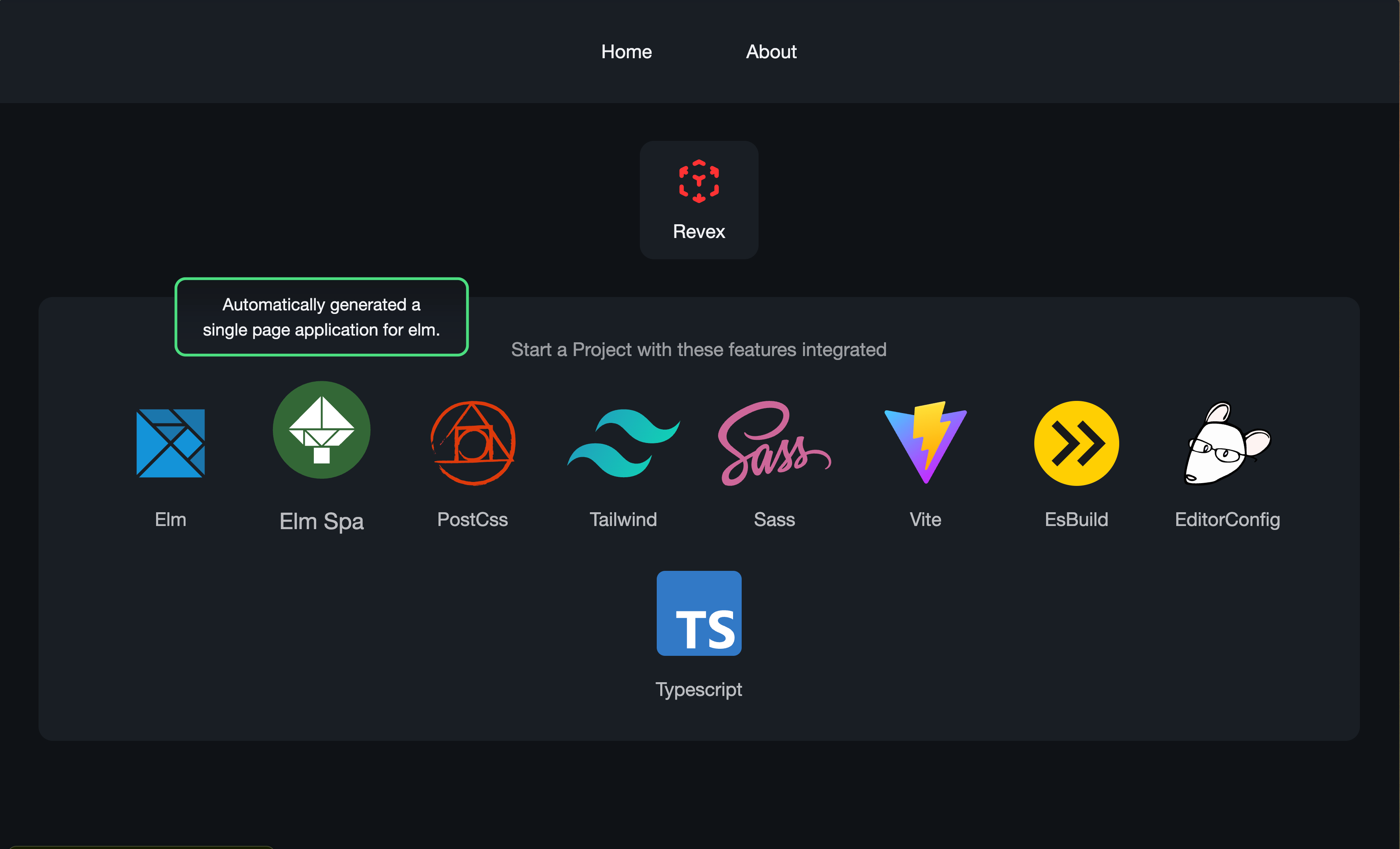 Image for Revex - Elm Boilerplate