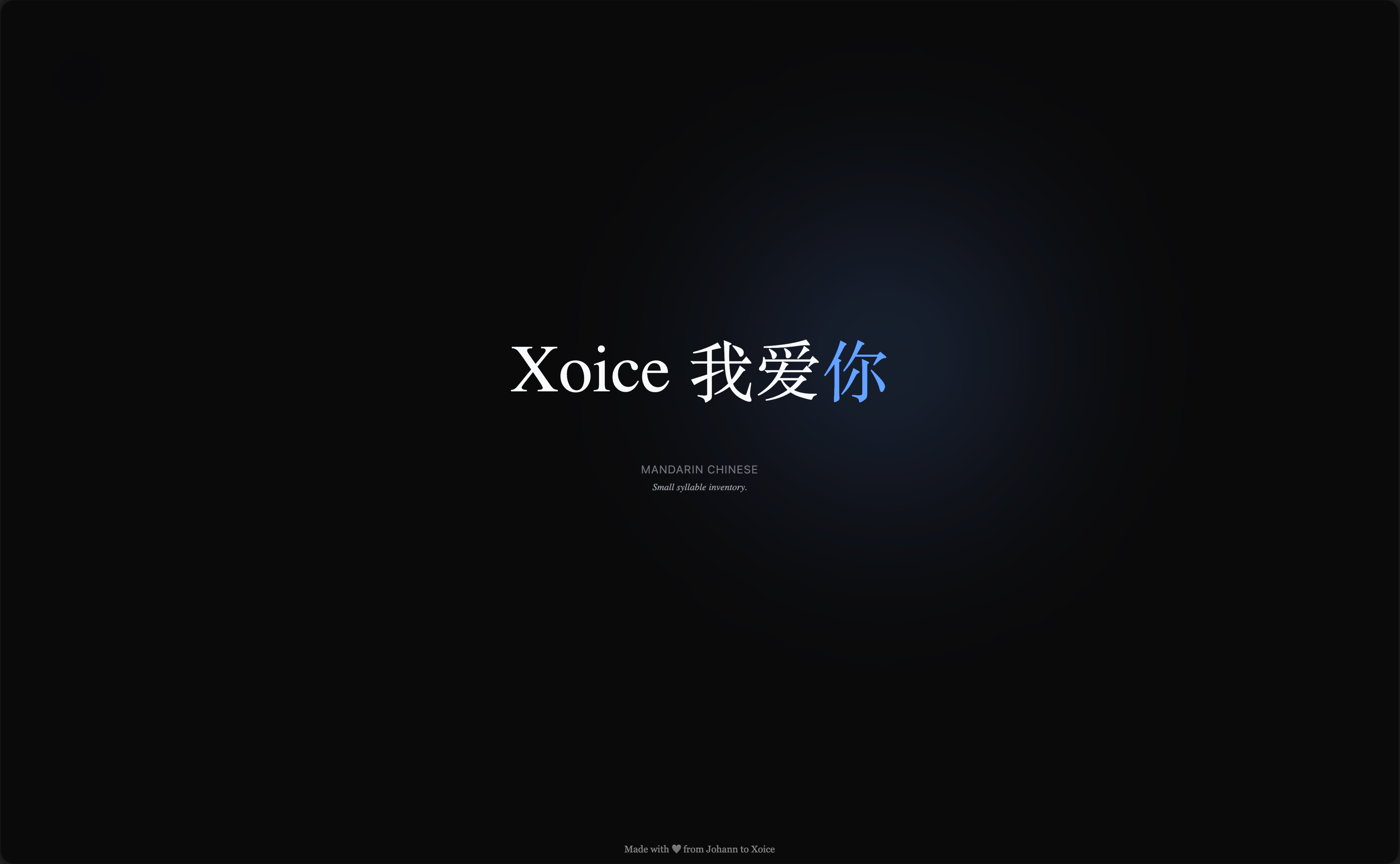 Image for Xoice